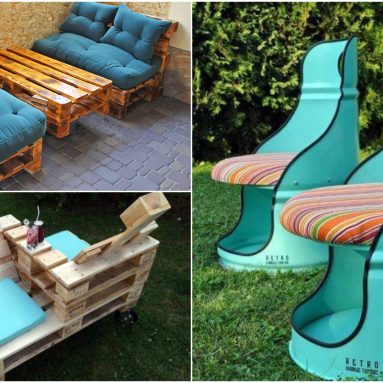 Садовая мебель своими руками! Что можно сделать из подручных средств