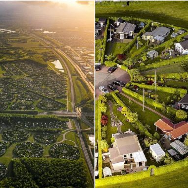 Рассказ об утопающем в зелени городе-саде «Датские круги» [Brondby Garden City]