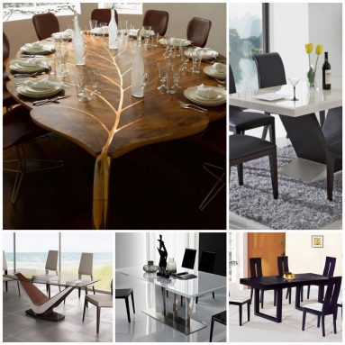 Обеденные столы: стили и разновидности моделей