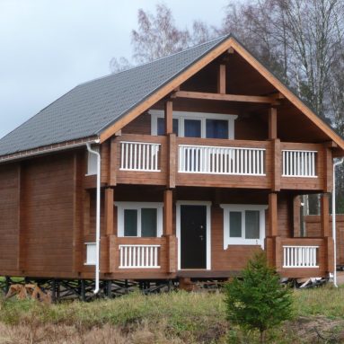 Дома из профилированного бруса 2019