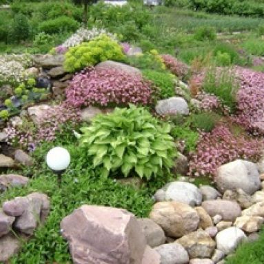 Как сделать альпийскую горку своими руками