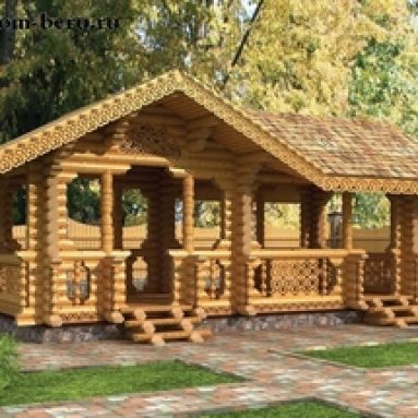 Самые красивые деревянные беседки