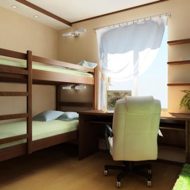 Проект детской комнаты для двух мальчиков