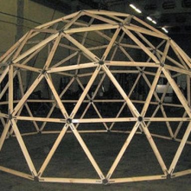 Геодезический купол своими руками