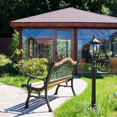 Простые и красивые садовые беседки [Дизайн; фото 2019]