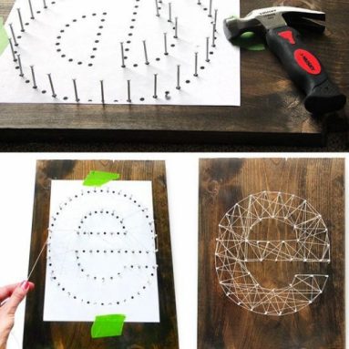 Панно из Гвоздей и Ниток (Идеи Создания Шедевров) #2019