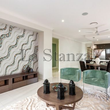 Фрески в интерьере гостиной