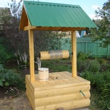 Колодец на даче своими руками