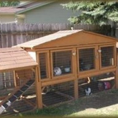 Крольчатник своими руками — устройство, размеры, схема