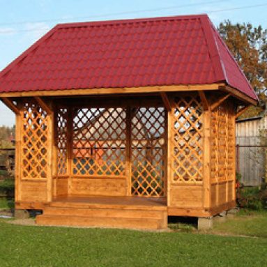 Беседка для дачи своими руками