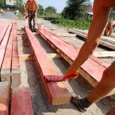 Обработка дерева от гниения и влаги