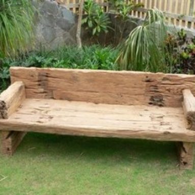 Изготовление садовой скамейки