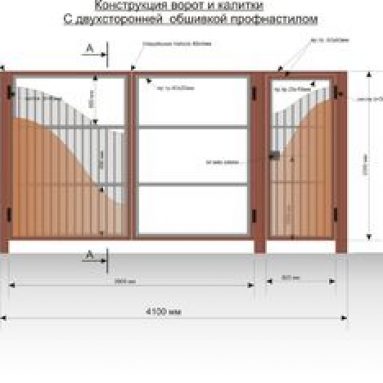 Установка откатных ворот своими руками