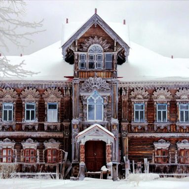 Как строили дома в старину и из чего?