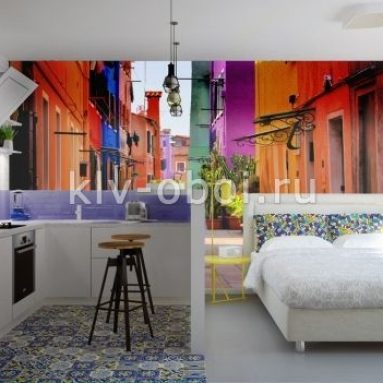 Дизайн с фотообоями