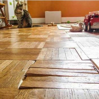 Заметили трещину в полу на даче? Нужно немедленно ее спасать!