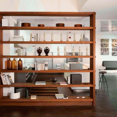 Переосмысление старомодных шкафов: Стеллажи для дома без задней стенки [фото] ✅️ Лучшие новинки