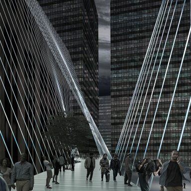 Воздушные мосты: В Нью-Йорке предложили построить подвесной мост между небоскребами