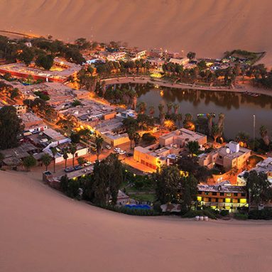 Чудо-город вокруг озера посреди абсолютной пустыни [Оазис Уакачина]