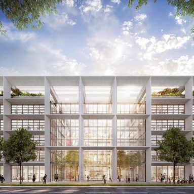 Зелёная коробка: Суперсовременный офисный центр по проекту Foster + Partners