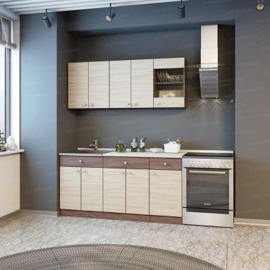 Модульные кухни эконом-класса поэлементно: 10 бюджетных решений