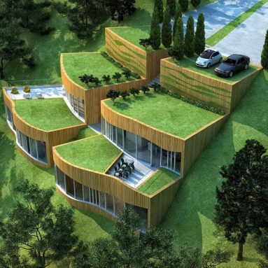 Дом на склоне [Строительство и проекты с невероятным видом]